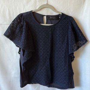 Navy blue blouse